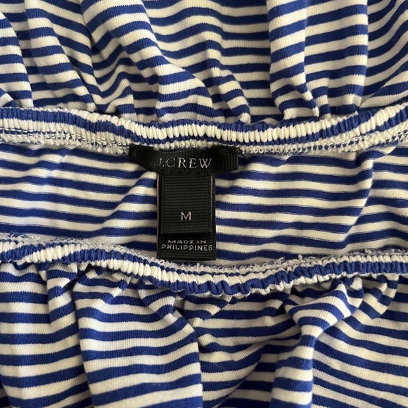 J.Crew Off The Shoulder Striped Ruffle Bodysuit, Sz M, EUC - Picture 4 of 6